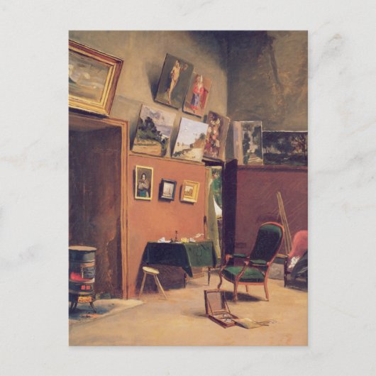 Carte Postale Studio sur la Rue de Furstenberg | Frédéeric Bazil (Devant)