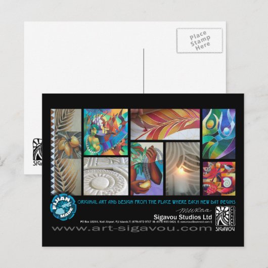 CARTE POSTALE STUDIOS SIGAVOU (Devant / Derrière)