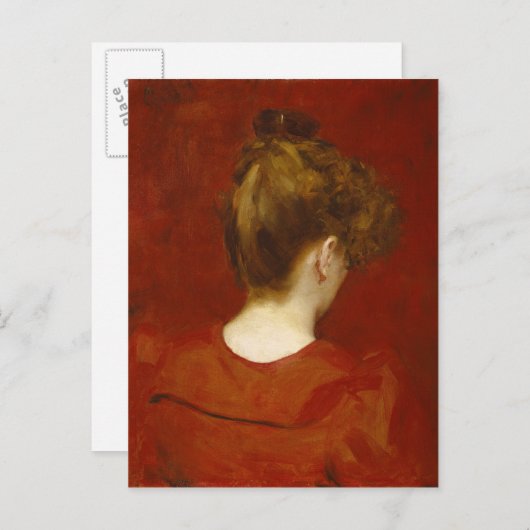 Carte Postale Study of Lilia 1887 (Devant / Derrière)