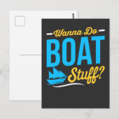 Carte Postale Stuff de bateau (Devant / Derrière)