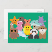 Carte Postale Stuffed Toys  (Devant / Derrière)