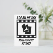 Carte Postale Stunts de philosophie (Debout devant)
