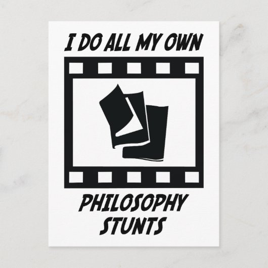 Carte Postale Stunts de philosophie (Devant)