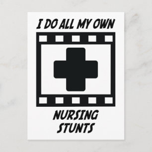 Carte Postale Stunts de soins infirmiers