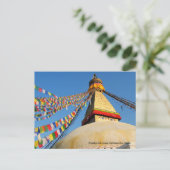 Carte Postale stupa Boudhanath (Debout devant)