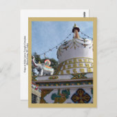 Carte Postale Stupa Dalai Lama Temple Dharamsala Inde (Devant / Derrière)