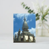 Carte Postale stupa doré lao (Debout devant)