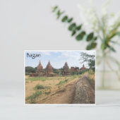 Carte Postale stupas anciens bagan (Debout devant)