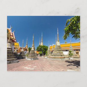 Carte Postale Stupas, Wat Pho, Bangkok, Thaïlande