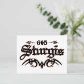 Carte Postale Sturgis 605 (Debout devant)