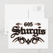 Carte Postale Sturgis 605 (Devant / Derrière)