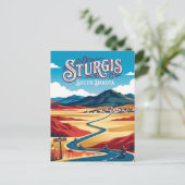Carte Postale Sturgis Dakota du Sud (Debout devant)