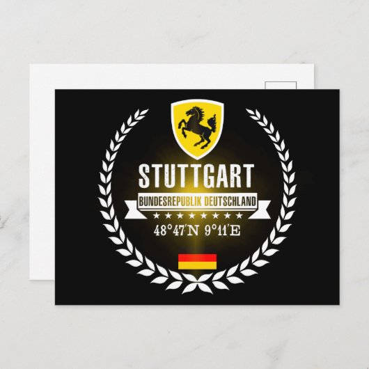 Carte Postale Stuttgart (Devant / Derrière)