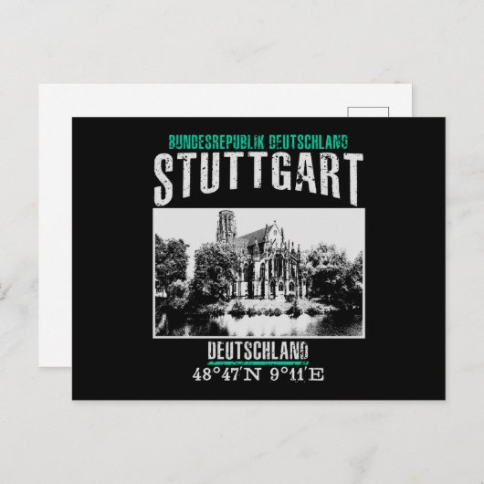Carte Postale Stuttgart (Devant / Derrière)