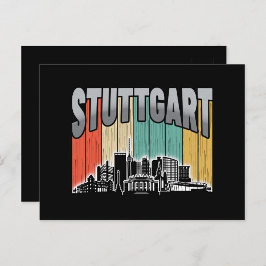 Carte Postale Stuttgart Allemagne (Devant / Derrière)