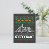 Carte Postale Stuttgart Allemagne Vilain Noël (Debout devant)