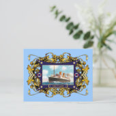 Carte Postale Stuttgart Bateau à vapeur Vintage (Debout devant)