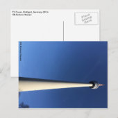 Carte Postale Stuttgart dit Bonjour (Devant / Derrière)