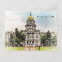 Style ancien, Colorado State Capitol Bldg, Denver,