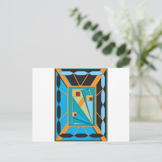 Carte Postale Style Art déco (Debout devant)