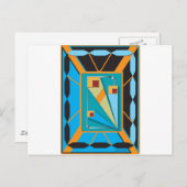 Carte Postale Style Art déco (Devant / Derrière)