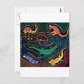 Carte Postale Style autochtone (Devant / Derrière)