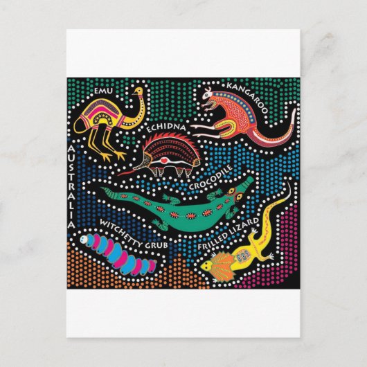 Carte Postale Style autochtone (Devant)