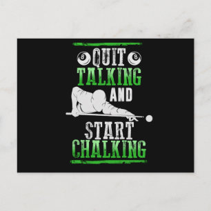 Carte Postale Style Billard