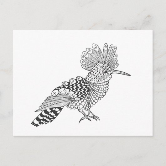 Carte Postale Style Bird (Devant)
