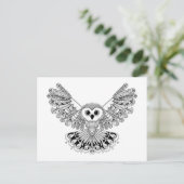 Carte Postale Style Black Owl (Debout devant)
