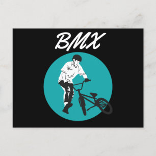 Carte Postale Style BMX rétro cool Biker