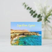 Carte Postale Style Cape Greco Chypre (Debout devant)