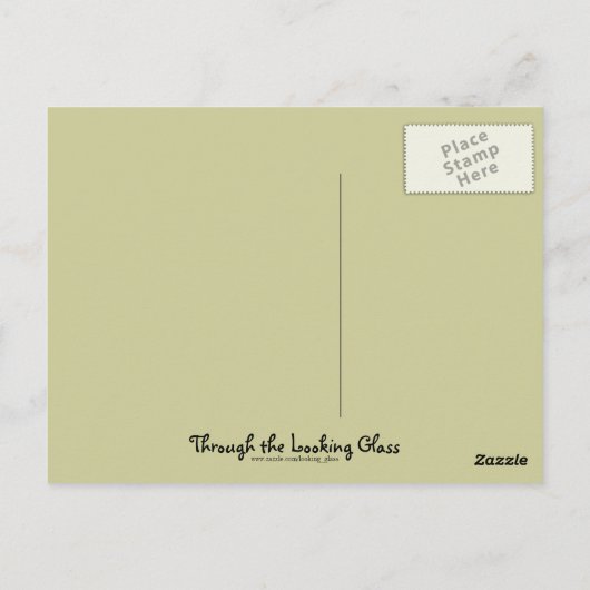 Carte Postale Style carnivale chevalier blanc (version or) (Dos)