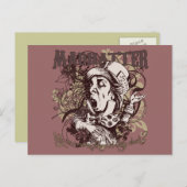 Carte Postale Style Carnivale de Chapeau Fou (Devant / Derrière)