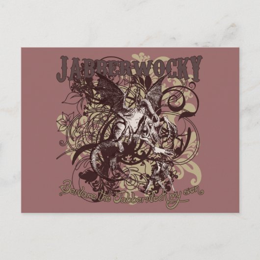 Carte Postale Style carnivale Jabberwocky (Devant)
