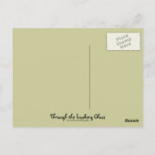 Carte Postale Style carnivale lapin blanc (Dos)