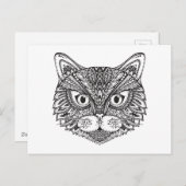 Carte Postale Style Cat (Devant / Derrière)
