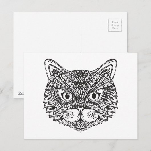 Carte Postale Style Cat (Devant / Derrière)