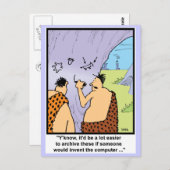 Carte Postale Style Caveman (Devant / Derrière)