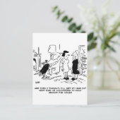 Carte Postale Style cheveux longs en raison de l'absence de coup (Debout devant)