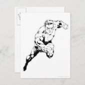 Carte Postale Style comique - Swift Jump, noir et blanc (Devant / Derrière)