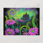 Carte Postale Style d'art Blacklight Garden (Devant)