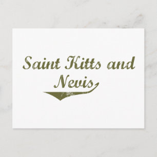 Carte Postale Style de la révolution Saint-Kitts-et-Nevis