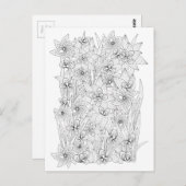 Carte Postale Style de livre de couleur (Devant / Derrière)