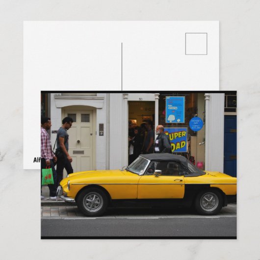 Carte Postale Style de Londres (Devant / Derrière)