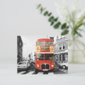 Carte Postale Style de peinture de bus à Londres (Debout devant)