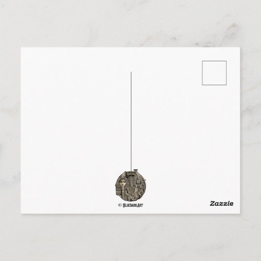 Carte Postale Style de tatouage symboles historiques anciens (Dos)
