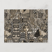 Carte Postale Style de tatouage symboles historiques anciens (Devant)