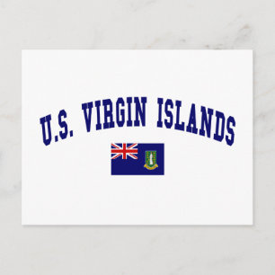 Carte Postale Style des îles Vierges américaines
