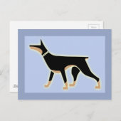 Carte Postale Style Dober (Devant / Derrière)